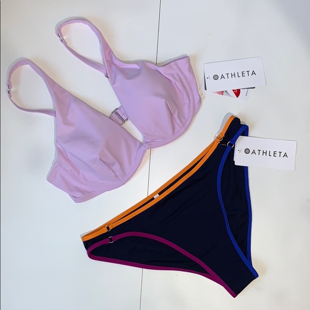 SOLD‼️ATHLETA 2 pieces bikini bathing suit - Picture 1 of 9